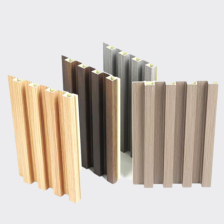 3D WPC Slat Wall Panels, Interior Wood Grain Wall Decor