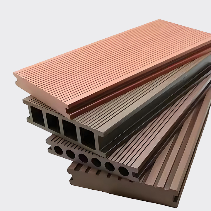 Outdoor WPC Composites Decking Boards, Waterproof, Anti-slip